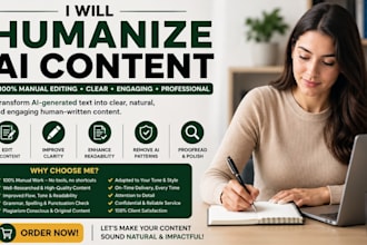 humanize ai content rewrite remove ai content edit books proofread any document