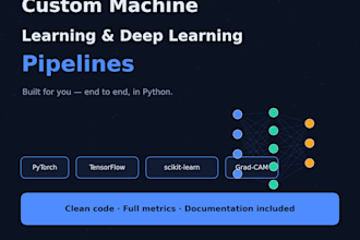 build a custom machine learning or deep learning pipeline in python