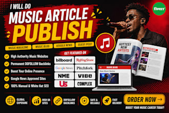 do your music article publish magazine website music blog google news guest post