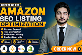 write amazon product description and listing optimization