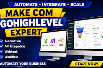 setup make com automation n8n ai workflow automation gohighlevel ai agent