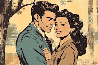 create custom comic strip, graphic novel and comic book art