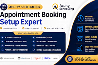 design acuity scheduling, calendly and online booking page