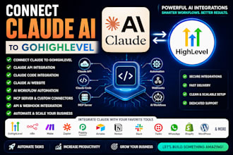 connect claude to gohighlevel claude api integrate claude code claude ai website