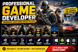 develop shooting games for you