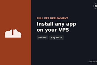 install and deploy any application on your vps server