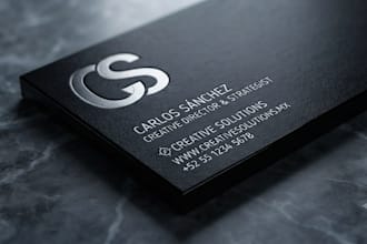 design professional and modern business cards dot tour brand