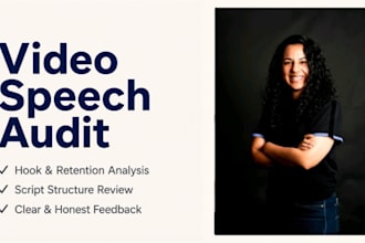audit your spanish presentation or business pitch video