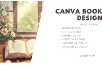 design your bookcover, kdp journal ebook, author media kit