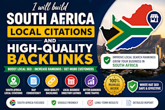 south african local citation and backlinks