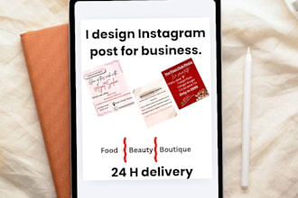 design asthetic instagram posts of salon , beauty and restaurant