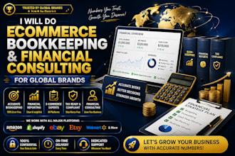 do ecommerce bookkeeping and financial consulting for global brands