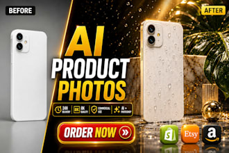 create ai product images for shopify, amazon and etsy
