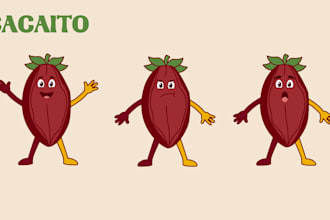 design a custom vector character or brand mascot