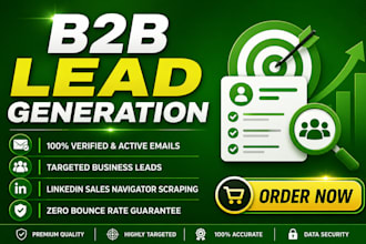 targeted b2b lead generation and clean email list building