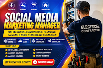 be electrical contractor social media marketing manager painting home remodeling