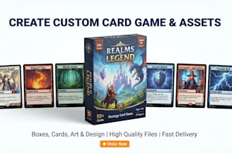 design custom card game tcg poker playing cards design card frame and deck asset