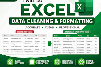 do data cleaning and formatting