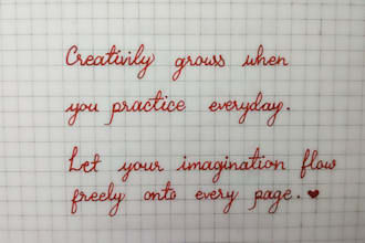 write beautiful handwritten letters, aesthetic notes