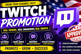 grow your twitch channel with real followers and affiliate growth