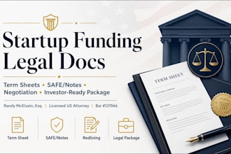 write legally binding startup investment term sheet agreements