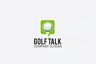 design a minimalist golf logo