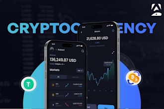 build branded crypto exchange website, cex, trading platform, mobile wallet app