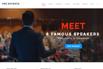 design keynote speaker website, life coach, public speaker consulting website