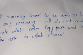 do best and fast and accurate data entry copy paste for you