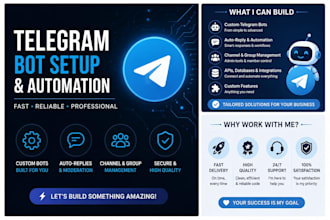 build a custom telegram bot with python automation
