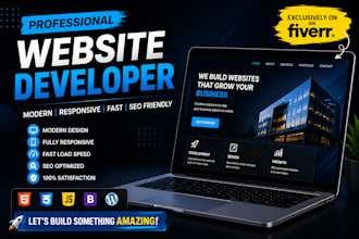 design and develop a professional website