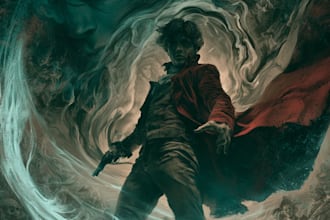 do fantasy book cover, thriller book cover design