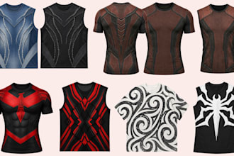 create unique gym wear and sportswear design for your clothing brand