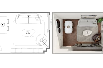 design your bedroom with 3d renders