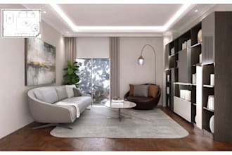 design your bedroom, dressing or any room with 3d renders