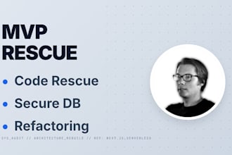 fix your broken nextjs saas backend, database and ai code