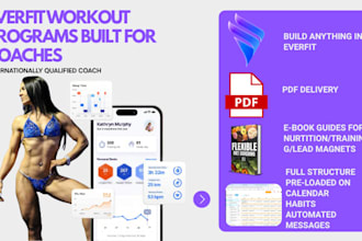 build custom workout programs in everfit for fitness coaches