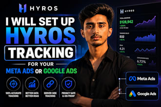 set up hyros tracking for your meta ads or google ads