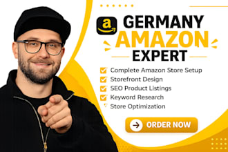 do germany amazon store setup, amazon storefront, german amazon SEO listing