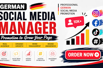 do fast german social media manager promotion to grow intagram page followers