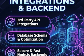 build custom API integrations and database systems