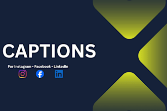 write scroll stopping captions for instagram and linkedin