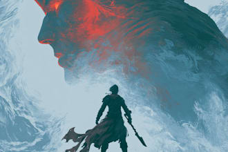 design fantasy or thriller book cover