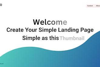 make simple html css website