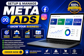 be your facebook ads manager and meta ads expert