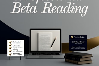 beta read your novel and provide detailed feedback