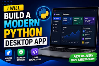 build a modern python desktop app