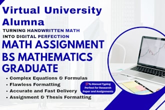 be your expert math typist and data entry specialist