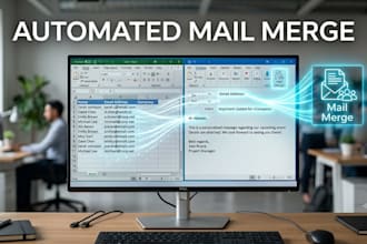 do automated mail merge and send bulk emails professionally