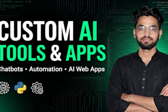 develop your custom ai app, tool, or saas with python